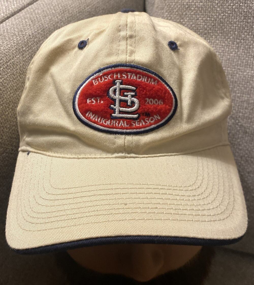 St. Louis Cardinals 2006 Busch Stadium Inaugural Season Tan Cap Hat SGA